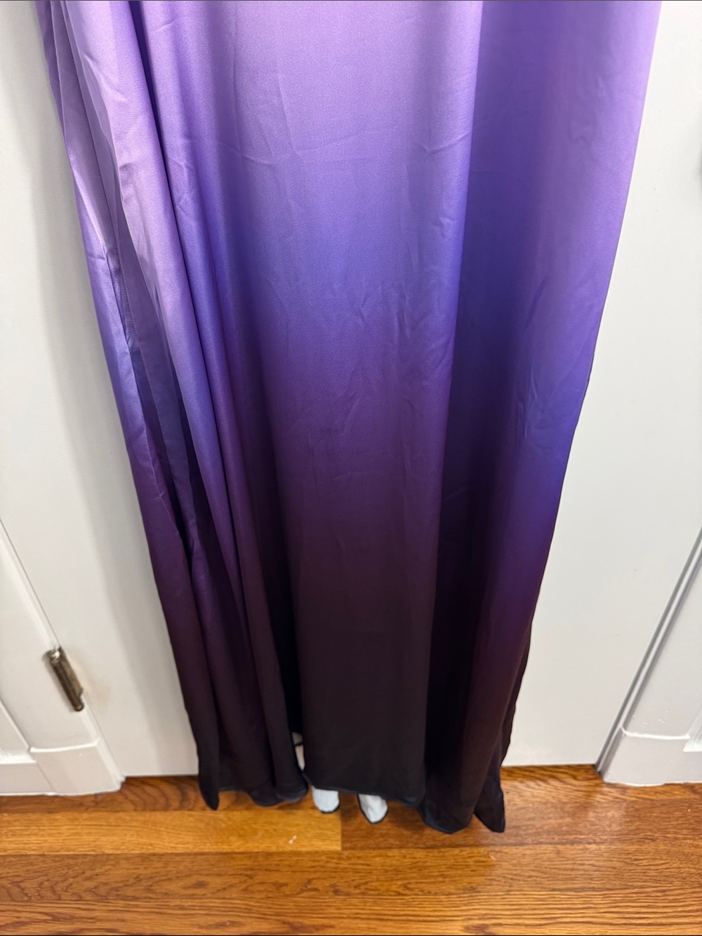 House of CB ANABELLA Ombre Print Lace Up Maxi Dress Pink Purple Size Large - Picture 4 of 16